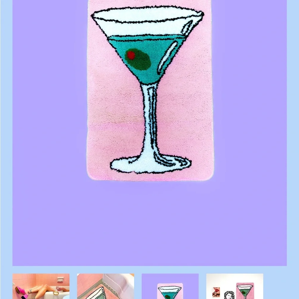 Pink Martini Bath Mat BRAND NEW